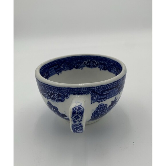 Blue And White  Teacup . Maddock England Tea 4” X 2.5”  Chinese Coffee - Picture 3 of 7